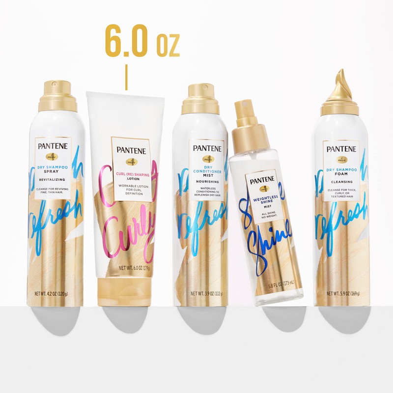 Pantene Hair Lotion, Moisturizing, for Curly Hair, Cream Reshapes and