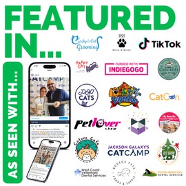 RYERCAT Dual Sided Cat Toothbrush - Kitten Toothbrush with Micro Head to fit into Cat/Kittens Mouth - Cat Dental Care Supplies - Pet Toothbrush for Cats (Shamrock)