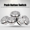 5Pcs Momentary Push Button Switch Metal Auto Reset Ultra Thin