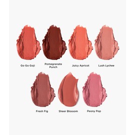 Tropic Skincare Ltd. KISS ME QUICK lipstick, Peony Pop (A sheer-finish soft pink) / #cb8087 / Kiss Me Quick