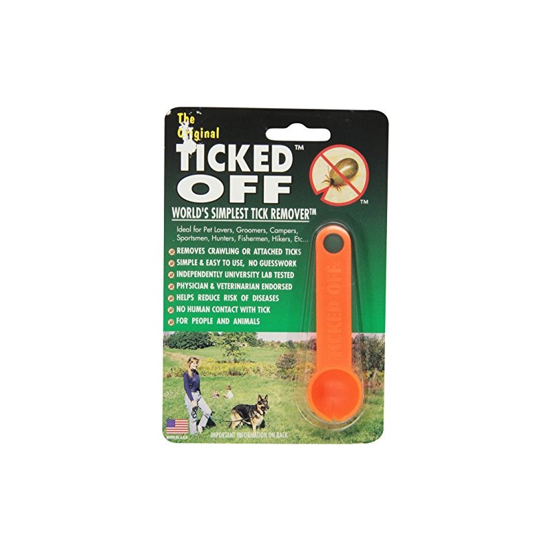 Ticked Off Tick Remover, Orange