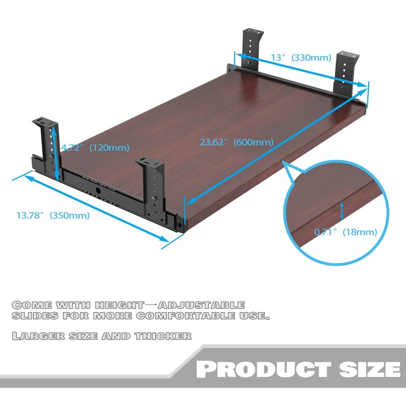 FRMSAET Furniture Accessories Office Product Suits Hardware 20/24/30 inches Keyboard