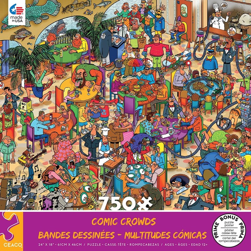 Restaurant Scene 750 Piece Puzzle