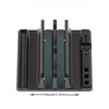Vertical Laptop Stand, Adjustable 2-Slot Laptop Holder with Rubber Pads,