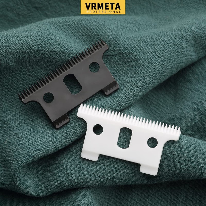 VRMETA Cuchillas de cerámica de repuesto profesionales para cortapelos ajustables
