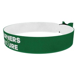 Farmers for Future Stoffarmband - Nachhaltiges Armband für Bauernprotest - Langlebiges und wasserfestes Statement-Armband - Handgemachte österreichische Mode - Geschenkidee für Umweltschützer