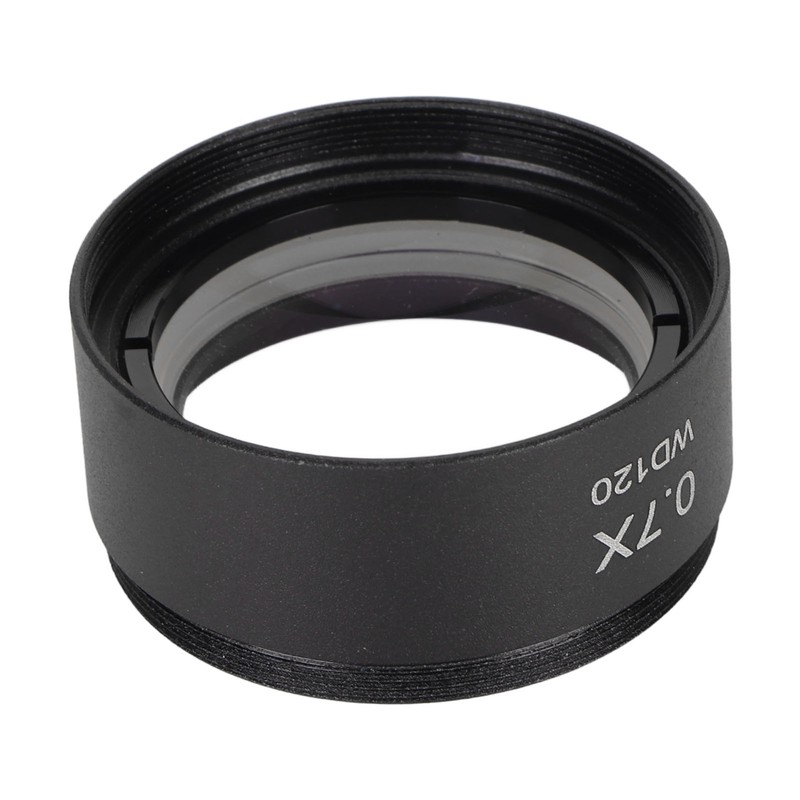 0.7X Stereo Microscope Objective Lens HD Large View Metal Auxiliary