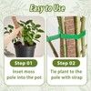 3 Pack Moss Pole, 28" 48" 63" Monstera Plant Support