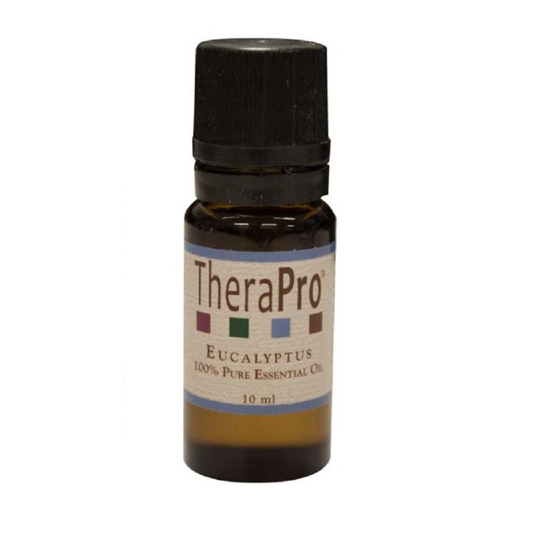 TheraPro Eucalyptus Essential Oil - 100% Pure Essential Oil -Therapeutic Grade - Massage & Spa Aromatherapy - 10 ml Glass Bottle