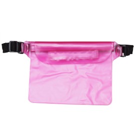 KOYOKOMA Waist Pouch, Waterproof, Body Bag, Waist Bag, For Beaching, Winter Sports, Pool, Work, Shoulder Leisure, Pink
