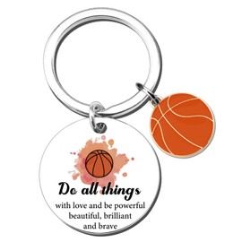 VMHEFAV Baskterball Gifts For Teen Boys Girls Basketball Gifts For Boys Girls Teen Christmas Gifts For For Basketball Players Cool basketball Stuff Accessories Keychain
