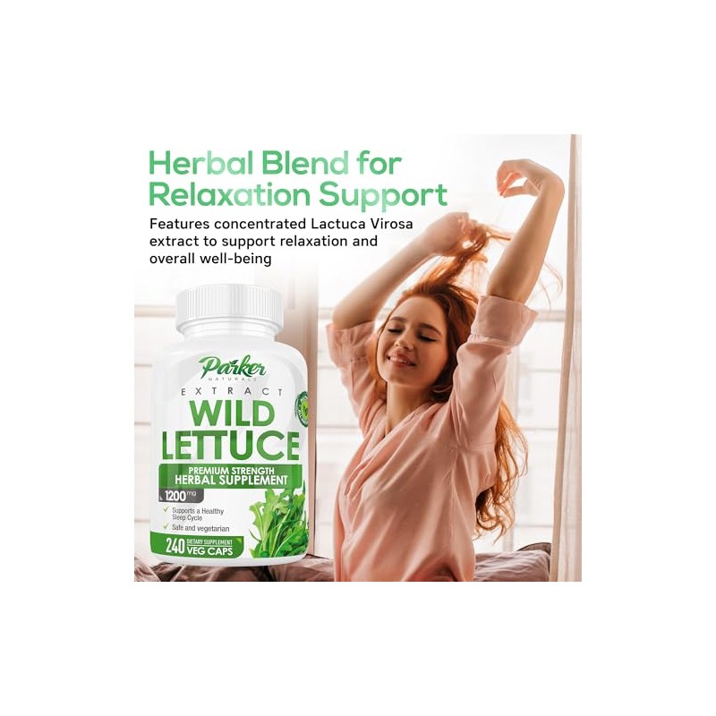 Parker Naturals Extracto Lechuga Silvestre Suplemento