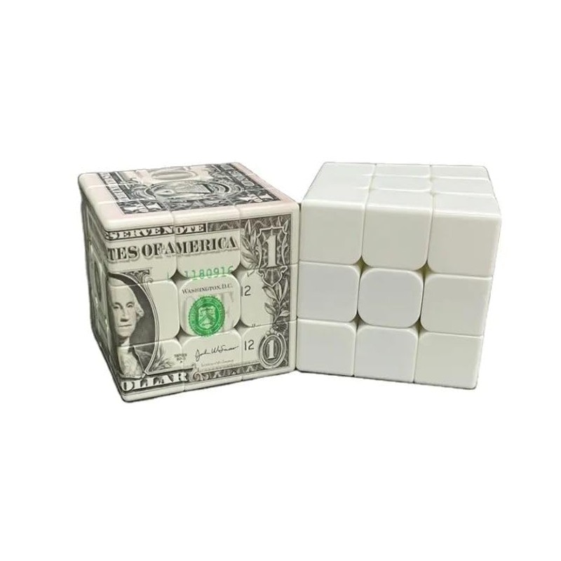 Dollar Bill Speed Cube 3x3 Gift – Unique US Currency