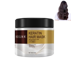 Collagen Hair Mask for Damaged Hair - Deep Repair Conditioning Argan Oil Treatment for Curly or Straight Thin Fine Hair 100ml