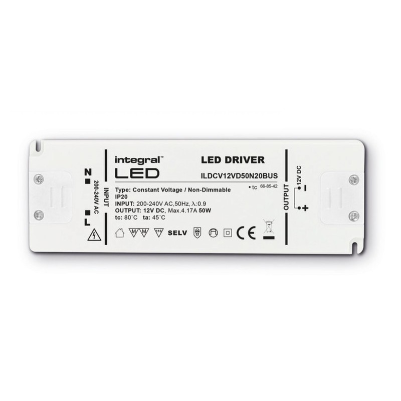 Integral ILDRCVA047 24v LED Driver 75w, screw terminals