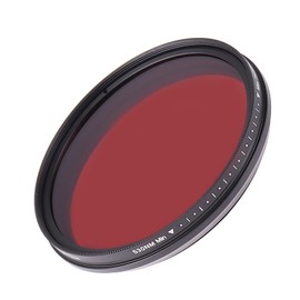 FocusFoto FOTGA 62mm All-in-One Adjustable Infrared IR Pass X-Ray Lens IR Filter, Variable from 530nm to 650nm 680nm 720nm 750nm Optical Glass