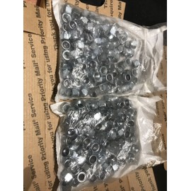 NYLON lot of (100).   Nylon Lock Nuts, 3/8” 16 thread
