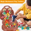 OMIPAWZ Magic Montessori Play Toolbox with Drill, Creativity STEM Construction