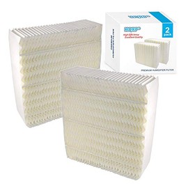 HQRP 2-pack Wick Filter compatible with Essick Air AIRCARE 1043 Replacement works with AIRCARE Essick Air models EP9 EP9R 800 series Humidifiers