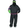 Fun World Men's 80s Track Suit Plus Size Costume