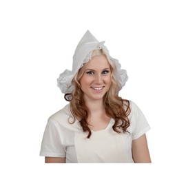Essence of Europe Gifts Women's Dutch Volendam Costume Party Hat Large White