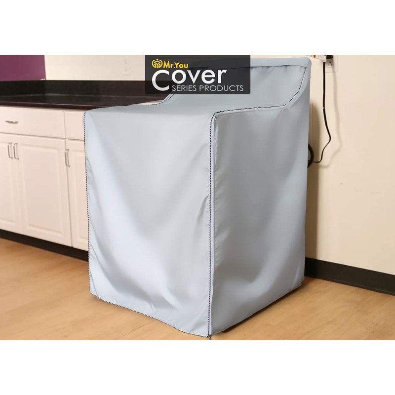 Mr.You Wash Machine Cover,Washer/Dryer Cover for Front-loading Machine,With Double Zipper