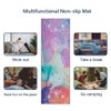 Yoga Mat Print Qucik Dry Non-Slip Foldable Yoga Towel Fitness