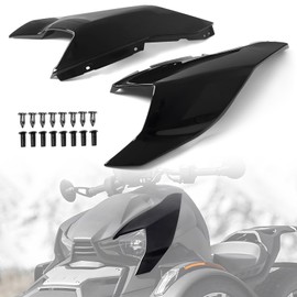 LUXEMOTO Gloss Black Fairing Panels for Can-Am Ryker 600, 900, Sport & Rally Edition (2019-2024), Plastic Fairing Panels for Can-Am Ryker All Models Accessories, 2PCS (Replaces OEM #219400803)