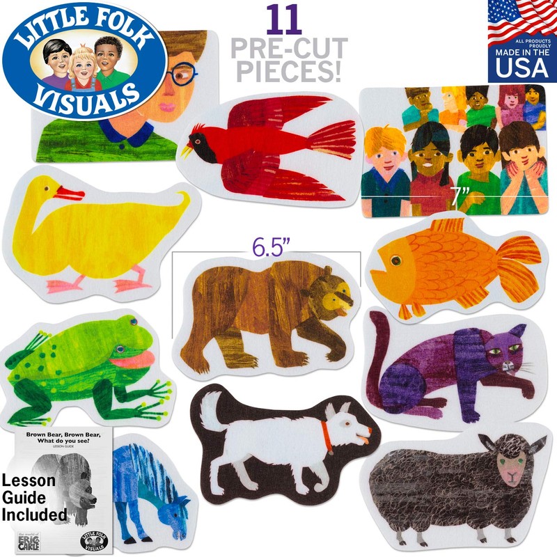 Little Folk Visuals Brown Bear, Brown Bear, What do You