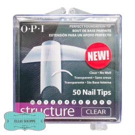 OPI Structure Nail Tips Clear ASSORTED - 5