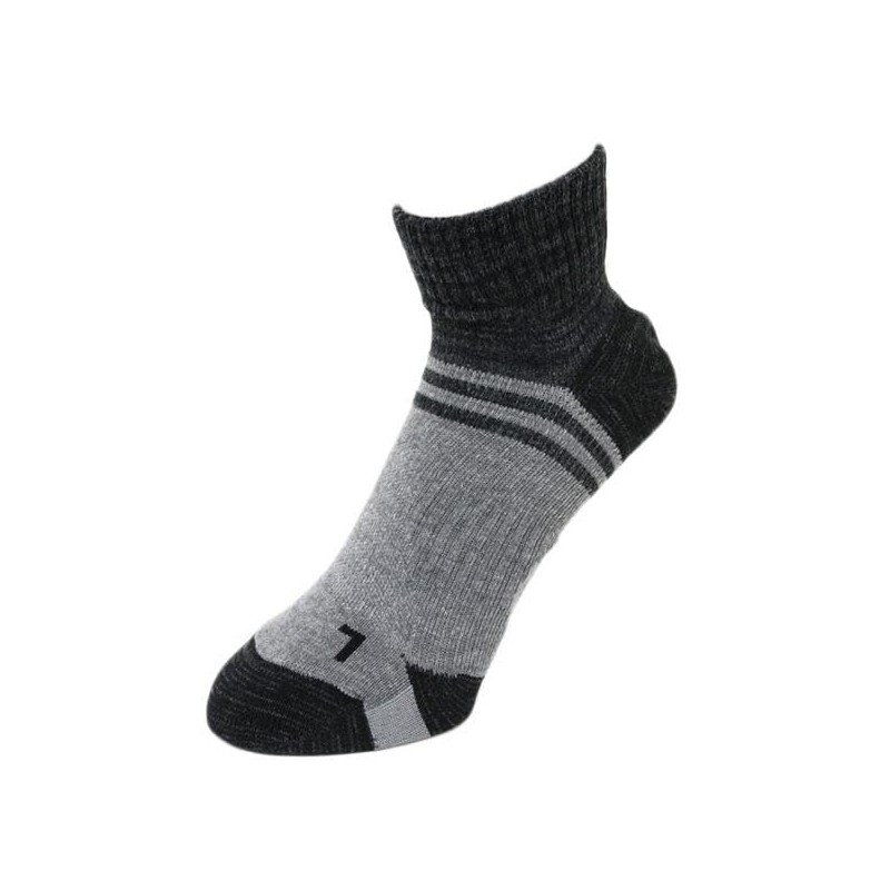 IMPACT LOCK CA-246 BLK/GRY Men's Ultra Antibacterial Deodorization 3D Socks,