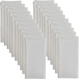 Bolsas de filtro de té de nailon premium, 2 x 4 pulgadas, doble costura, paquete de 20 (120 micras)
