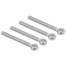 M METERXITY 4pcs Mechanical Shoulder Lift Eyebolt Rigging Chandelier Fence Stainless Steel Hanging Bolt for Park Decoration (M6x50mm)