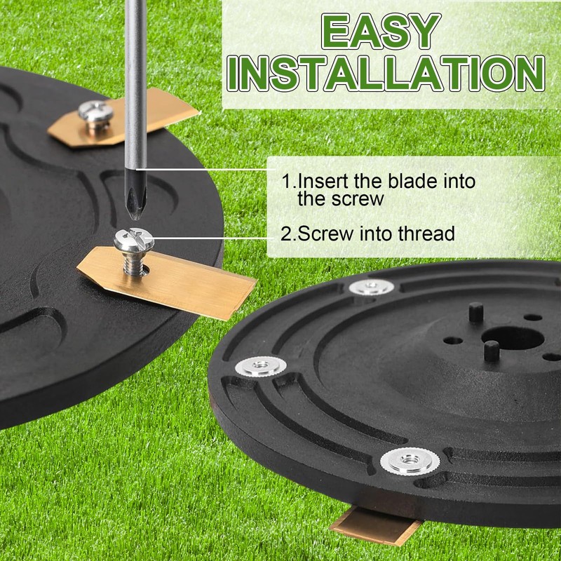 DGMI 6 Blade Disc, Robotic Lawnmower Blade Disc with Segway