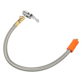 X AUTOHAUX 15.8" Flexible Tire Inflator Hose Adapter M6 with Air Release Valve