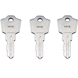 (3) 101E - 225E Keys for HON File Cabinet/Desk/Office Furniture, Also Compatible with 101-225 H N R S T Series, Pre Cut to Your Key Code (129E)