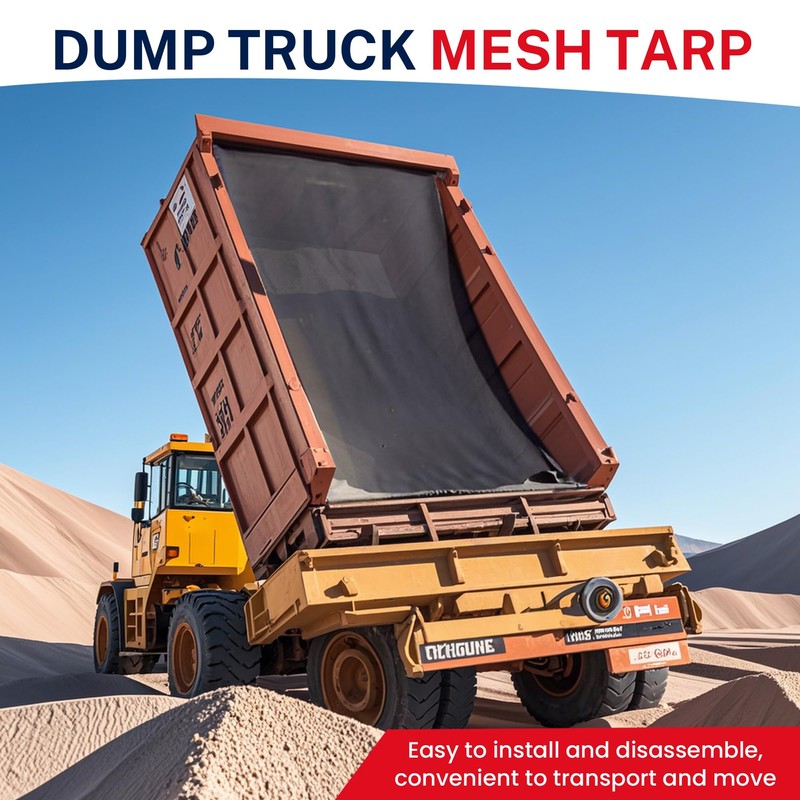 SUMORISE Dump Trailer Tarp 7'X14' - Heavy Duty Dump Truck