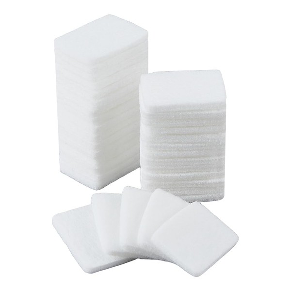 SUPERFINDINGS 50Pcs Essential Oil Refill Pad 1.2x0.88inch White Diffuser Unscented
