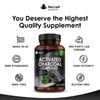 Activated Charcoal Capsules - 120 High Strength Activated Charcoal Tablets