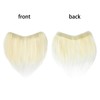 Maweilar Frontal Hairpiece for Women, 0.78"x6.3", 6", Natural Black Hair