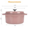 Dutch Oven 4 Quart Pink, Dutch Oven Pot with Lid