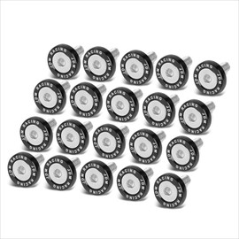 (20 Pcs ) Black Aluminum Fender Washers Bolts Screw Dress Up Kit | 20MM Wide | Fits M6 x 1.0 Thread Fender Holes