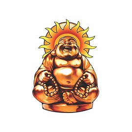 Vinyl Junkie Graphics Golden Buddha Sticker