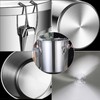 Verdeho 304 stainless steel food storage containers with lids lock