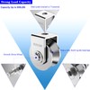 3Inch Stainless Steel V Groove Pulley Wheel, 2Pack Heavy Duty