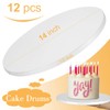 Sudaya 12 PCS Cake Drums 14 Inch, 14inch Drum, Cake