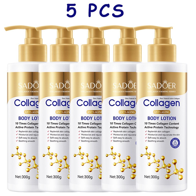 Collagen Whitening Body Lotion Losyen Pemutih Moisturizing Firming Skin Pemutih