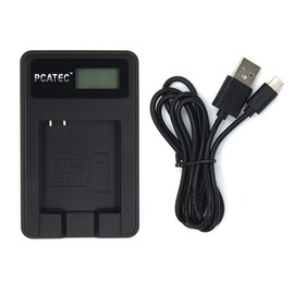 PCATEC Canon NB-4L Compatible USB Charger, 4-Level Display Specifications, IXY Digital Wireless (USB Charger, LCD Included)