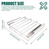 DOERDO Stainless Steel Hanging Chopping Board Rack Kitchen Organizer Metal