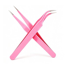 Eyelash Extension Tweezers,lash Tweezers,Eyelash Tweezers,Pack of 2